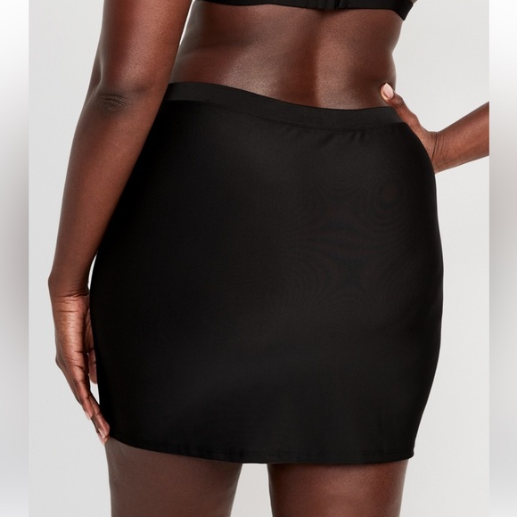 🆕 Old Navy Women’s High Waisted Tube Swim Skirt Cover-Up Black Small 4-6 - Picture 6 of 16